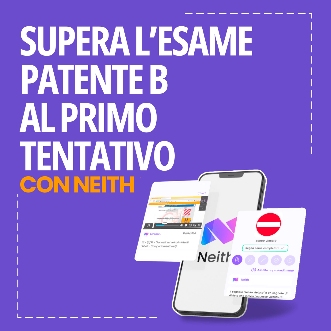 Neith: la rivoluzione digitale per superare l’esame della patente B al primo tentativo