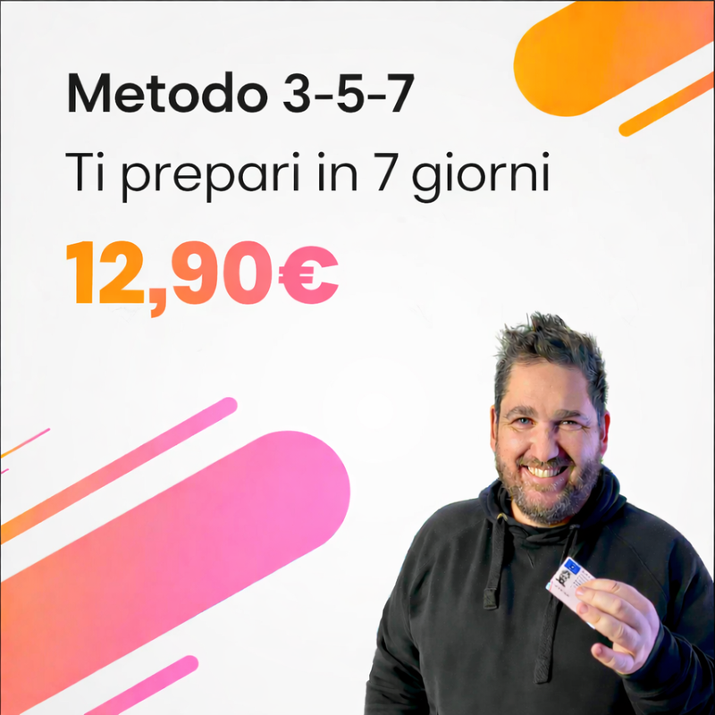 Metodo 3-5-7 — Ti prepari in 7 giorni